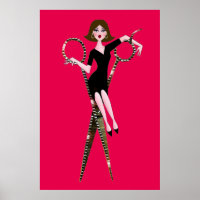 "Cheveux Diva" /Avec Couleur Bckgr