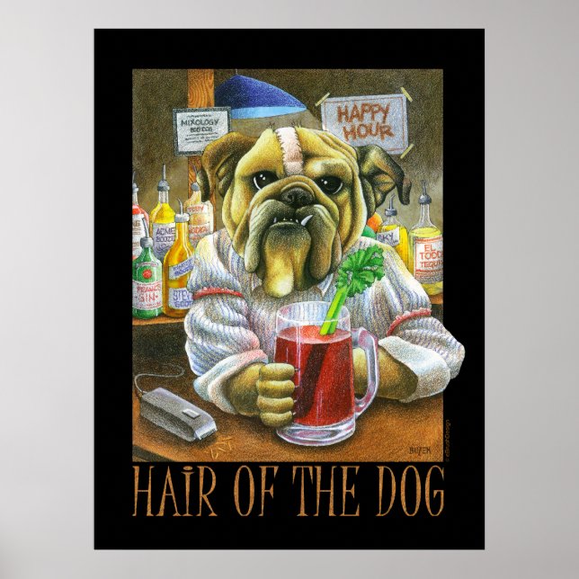 Poster Cheveux du chien (Aide sur la gueule de bois) (Devant)