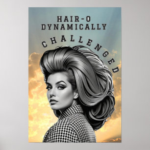 POSTER CHEVEUX-O DÉFIÉ DYNAMIQUEMENT