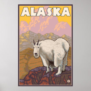Poster Chèvre de montagne - Alaska