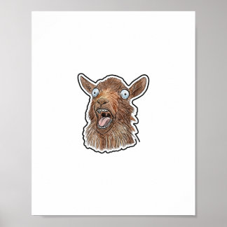 Poster Chèvre qui hurle