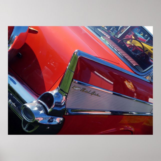 Poster Chevrol** Belair, 1957 (Devant)