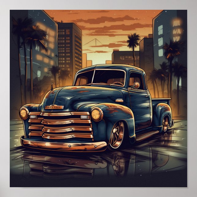 Poster Chevrolet 3100 Moins Bombe Chevy Truck (Devant)