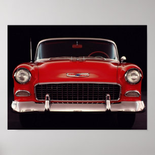 Poster Chevrolet Bel-Air 1955