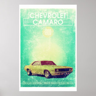 Poster Chevrolet Camaro 1965