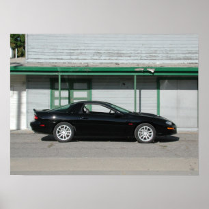 Poster Chevrolet Camaro 2001 Z28 solides solubles