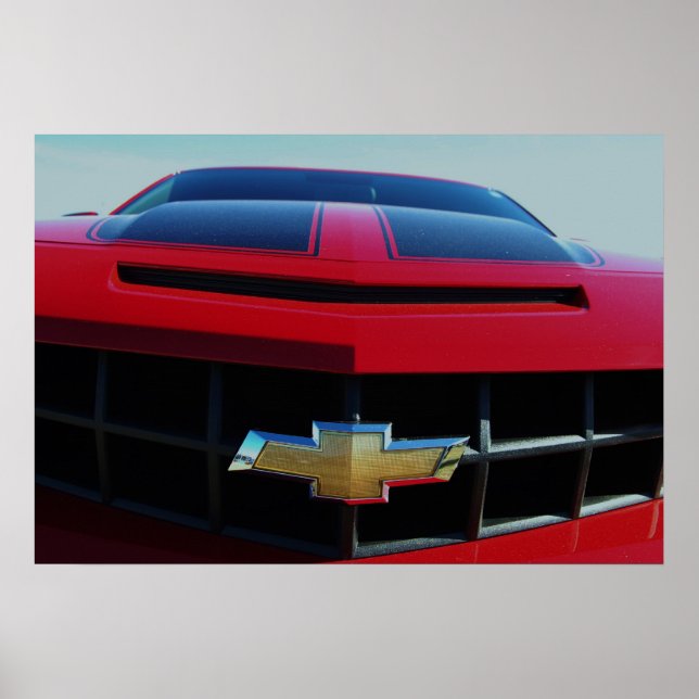Poster Chevrolet Camaro SS (Devant)
