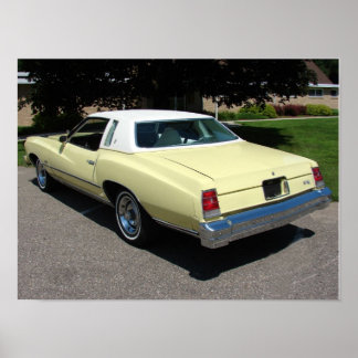 Poster Chevrolet/Chevy Monte Carlo 1977