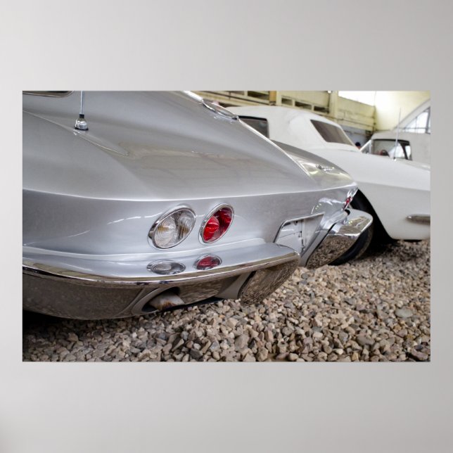 Poster Chevrolet Corvette (Devant)