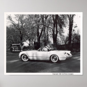 Poster Chevrolet Corvette 1953