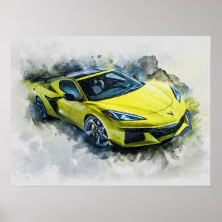 Poster Chevrolet Corvette Z06