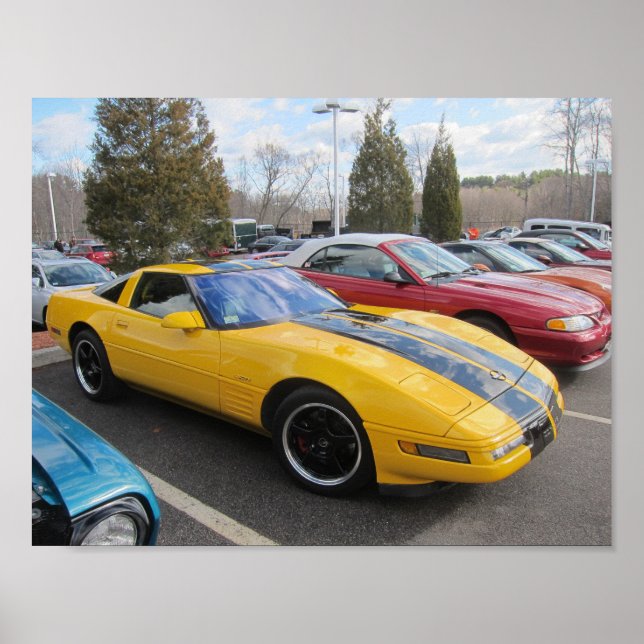 Poster Chevrolet Corvette ZR1 (Devant)