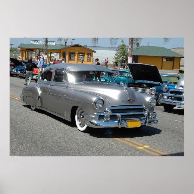 Poster Chevrolet Fleetline 1950 (Devant)