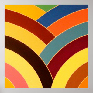Poster chevrons chic et sophistiqués