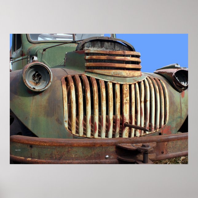 Poster Chevy Grille, Gold Hill (Devant)