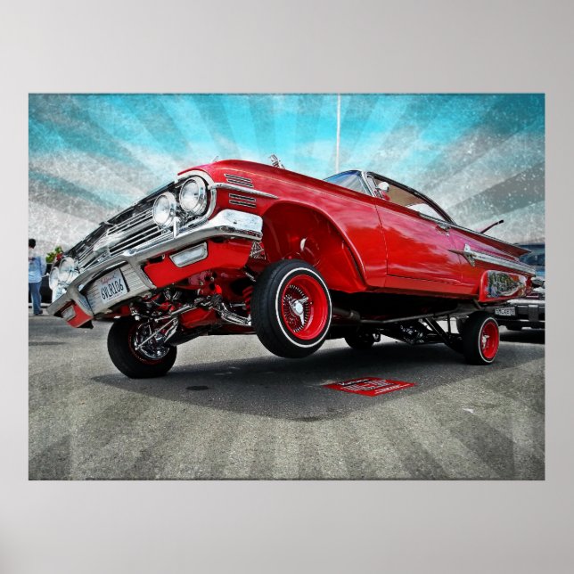 Poster Chevy Impala Lowrider 1960 (Devant)
