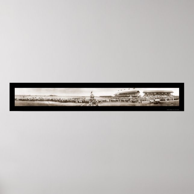 Poster Cheyenne WY Frontier Photo 1910 (Devant)