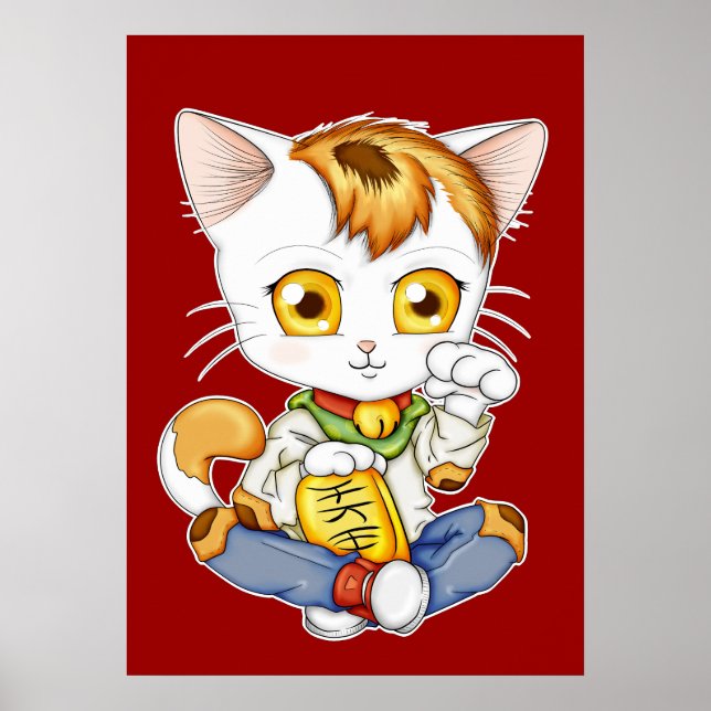 Poster Chibi Maneki Neko (Devant)