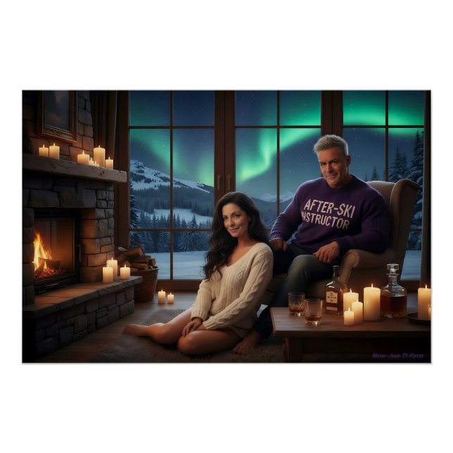 Poster Chic Après-Ski (Devant)