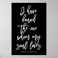 Chic Hand Lettered J'ai trouvé le seul signe