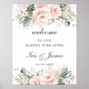 Poster Chic Roses Roses Roses Roses Roses Rose Flore Accu
