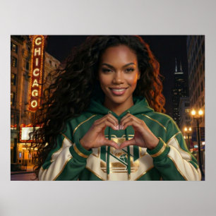 POSTER CHICAGO - AMOUR DES ÉTATS-UNIS