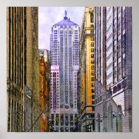 Chicago Board Of Trade - Carré Wall Art