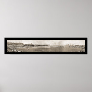 Poster Chicago Cubs Baseball Photo 1908