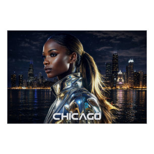 POSTER CHICAGO - ILLINOIS
