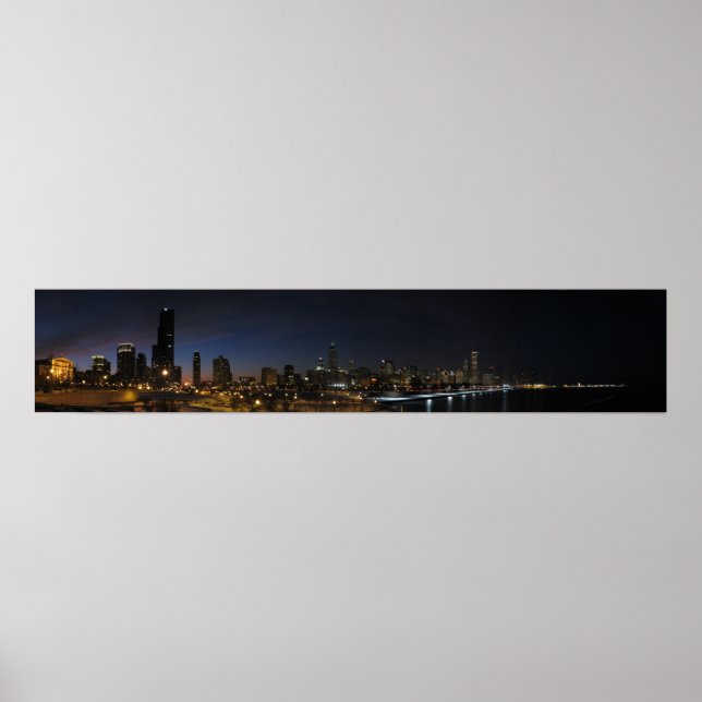 Poster Chicago Panorama (Devant)