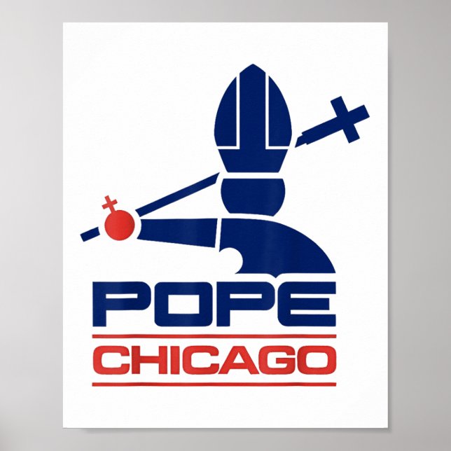 Poster Chicago Pope Leo (Devant)