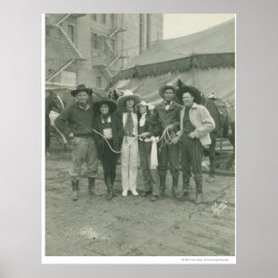 Poster Chicago Rodeo, 1929.