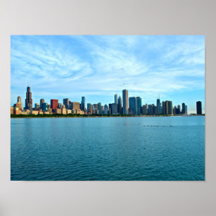 Poster Chicago Skyline