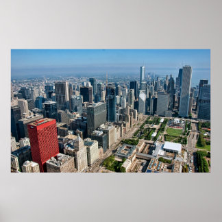 Poster Chicago Skyline
