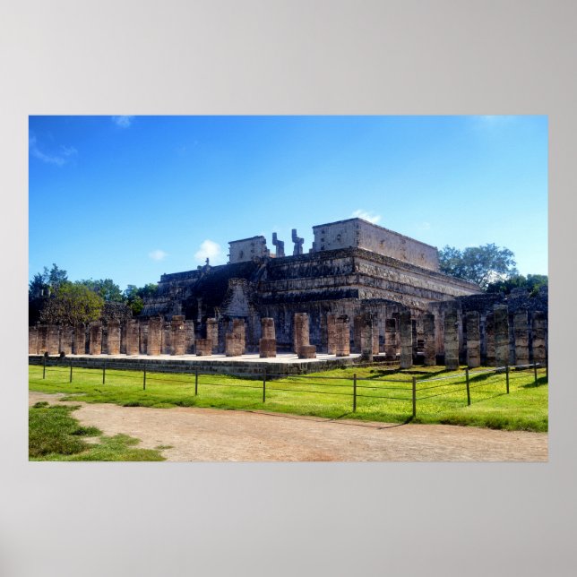 Poster Chichen Itza. Guerriers de temples (Devant)
