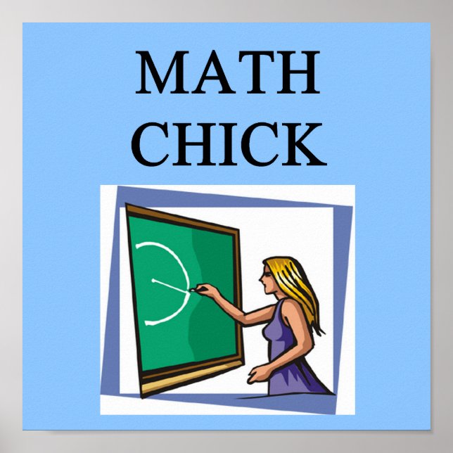 POSTER CHICK MATHS (Devant)