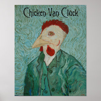 Poster Chicken Van Cluck