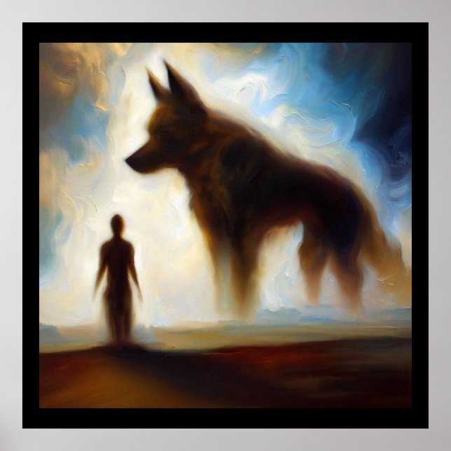 Poster Chien animal Spirit 1 (Devant)