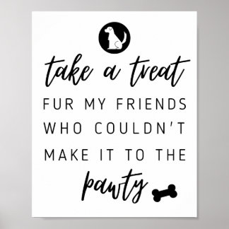 Poster Chien Biscuit | Traitement des chiens | Symbole de