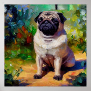 Poster Chien carlin