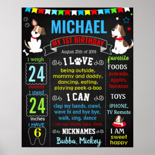 Poster Chien Chien Chien Chien Animaux de première marque