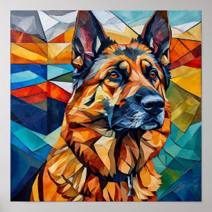 Poster Chien d'abri allemand