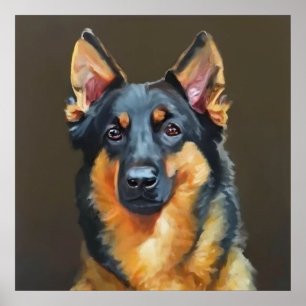Poster Chien de Beauceron