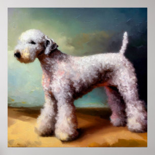 Poster Chien de Bedlington Terrier