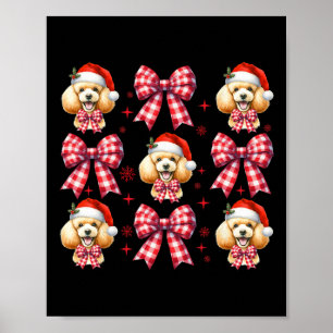 Poster Chien de canicule mignon Coquette rouge paille Noë