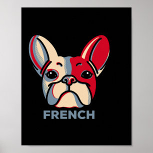 Poster Chien de Chien Français Amusant 1