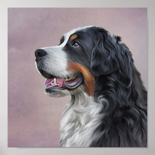 Poster Chien de montagne bernois