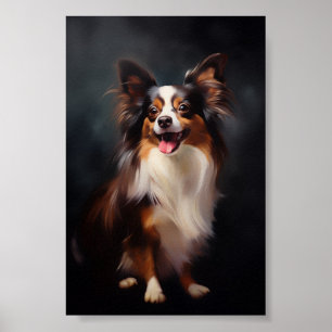 Poster Chien de Papillon