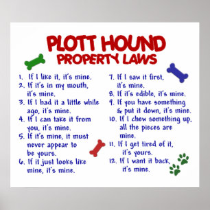 POSTER CHIEN DE PLOTT PL2