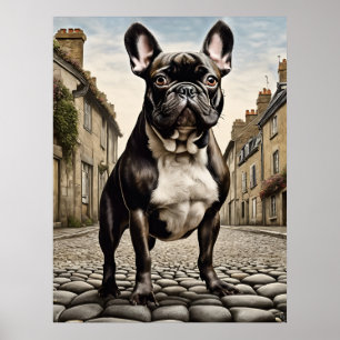 Poster Chien de taule français - Art Chien Imprimer